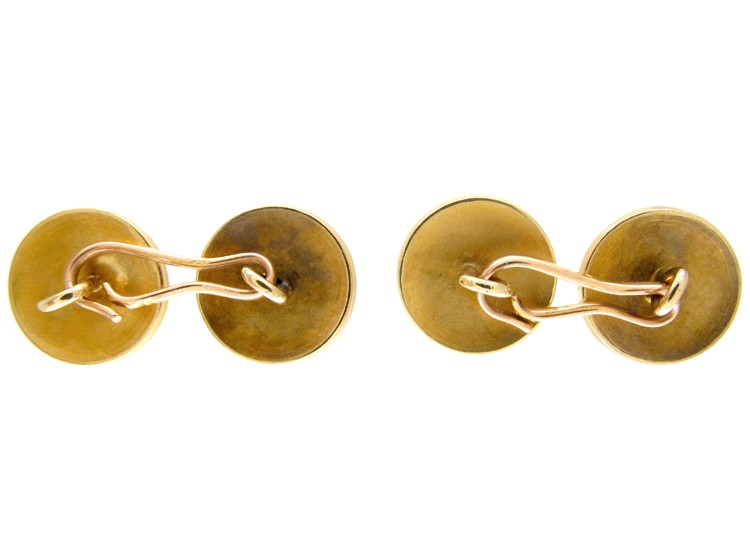 French 18ct Gold Victorian Cufflinks