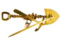 Miner's Gold Brooch