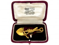 Miner's Gold Brooch