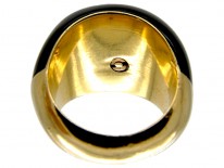 Large Victorian Diamond & Onyx Ring