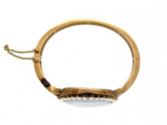 Gold Bangle in Original Case