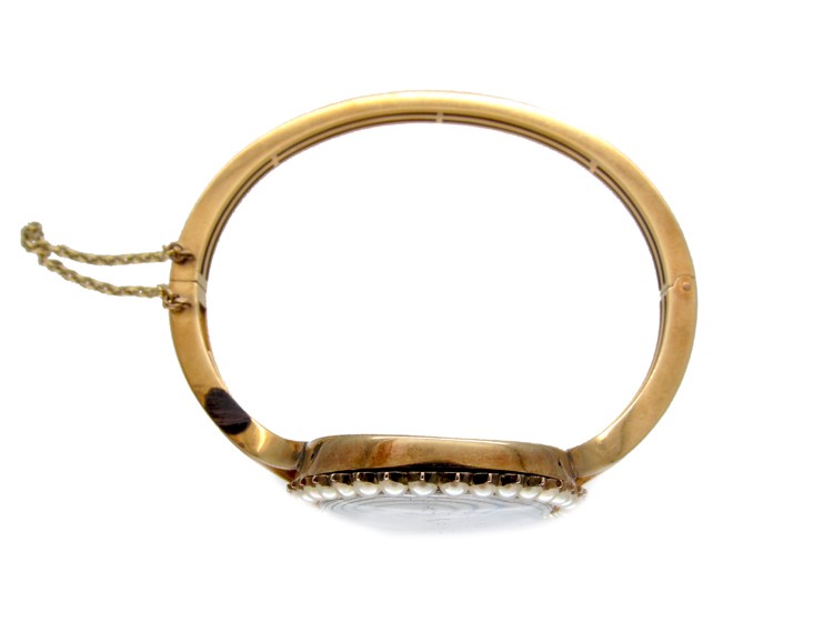 Gold Bangle in Original Case