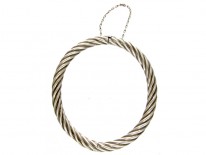 Silver Coily Bangle