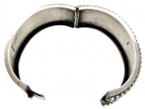 Victorian Silver Nail Head Bangle