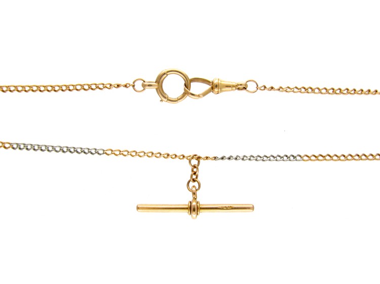 18ct Gold & Platinum Albert