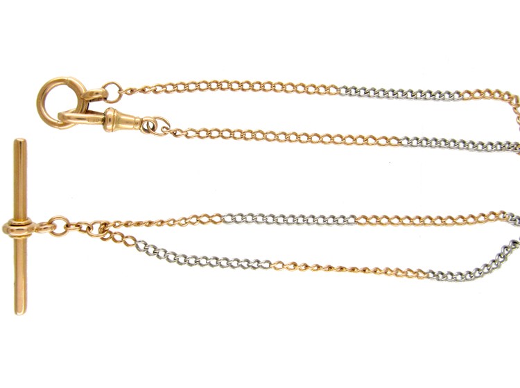 18ct Gold & Platinum Albert