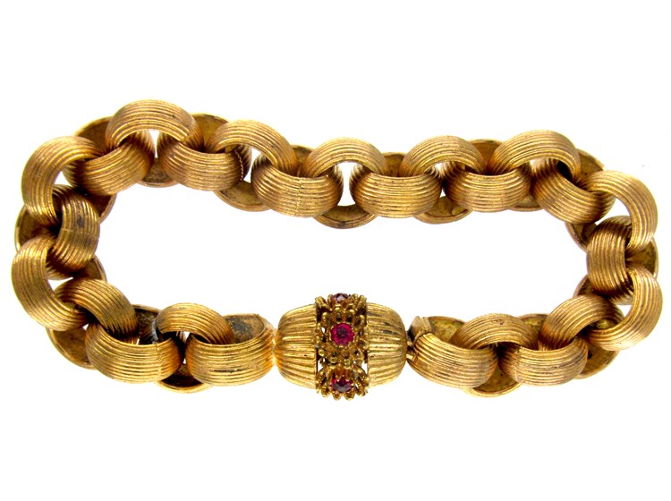 Large Pinchbeck Georgian Bracelet