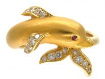Carrera Y Carrera Dolphin 18ct Gold Ring