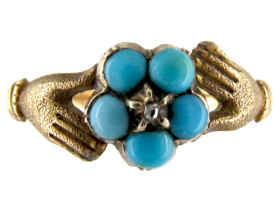 Turquoise ‘Forget Me Not’ Regency Ring