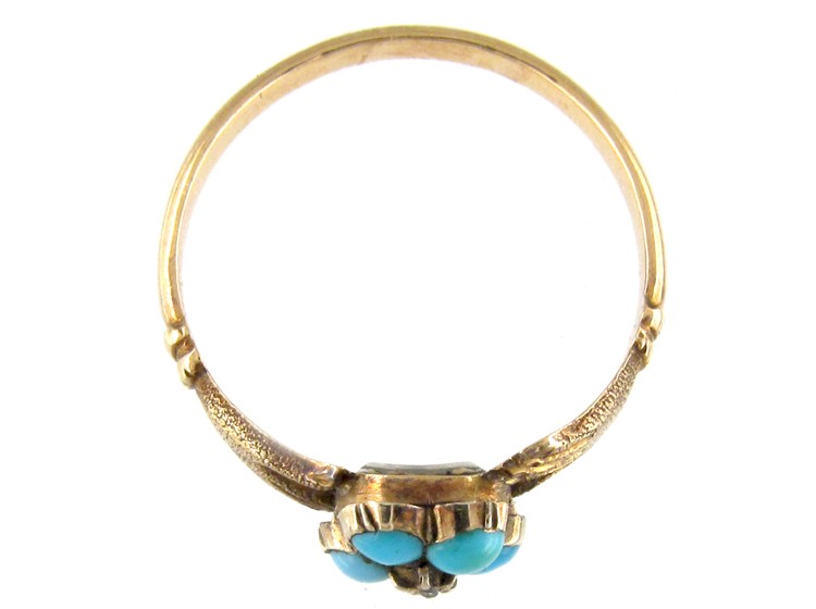 Turquoise 'Forget Me Not' Regency Ring