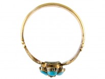 Turquoise 'Forget Me Not' Regency Ring