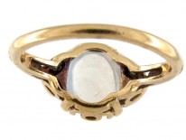 Moonstone & Diamond Edwardian Ring