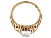 Moonstone & Diamond Edwardian Ring