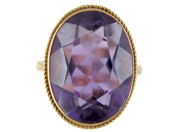 Amethyst 9ct Gold Ring