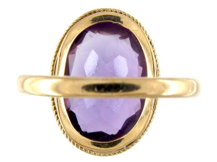Amethyst 9ct Gold Ring
