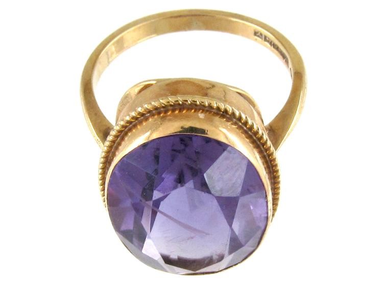 Amethyst 9ct Gold Ring