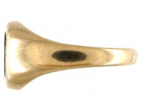 Oval Bloodstone Signet Ring