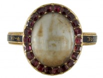 Georgian Hairwork Miniature Ring