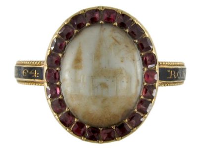 Georgian Hairwork Miniature Ring