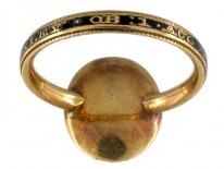 Georgian Hairwork Miniature Ring