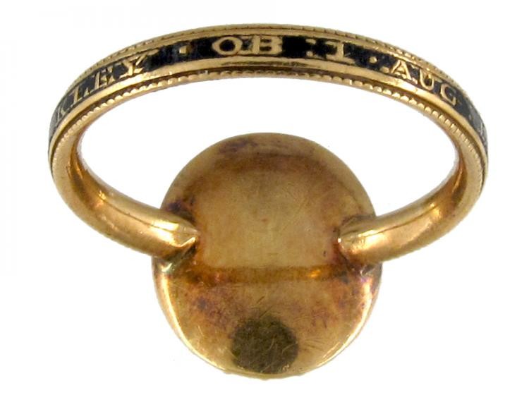 Georgian Hairwork Miniature Ring