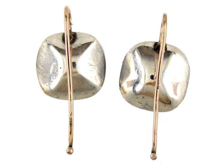 Georgian Pink Paste Earrings