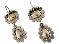 Georgian Foiled Paste Earrings