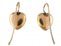 Gold & Diamond Heart Shape Earrings