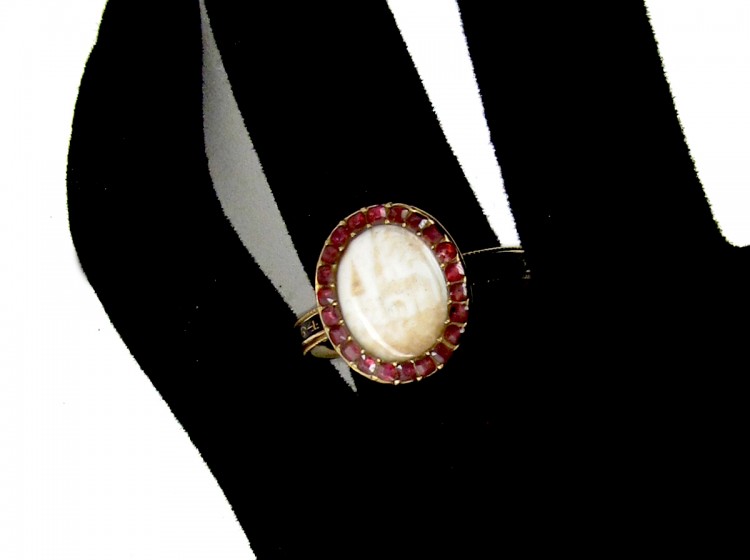 Georgian Hairwork Miniature Ring