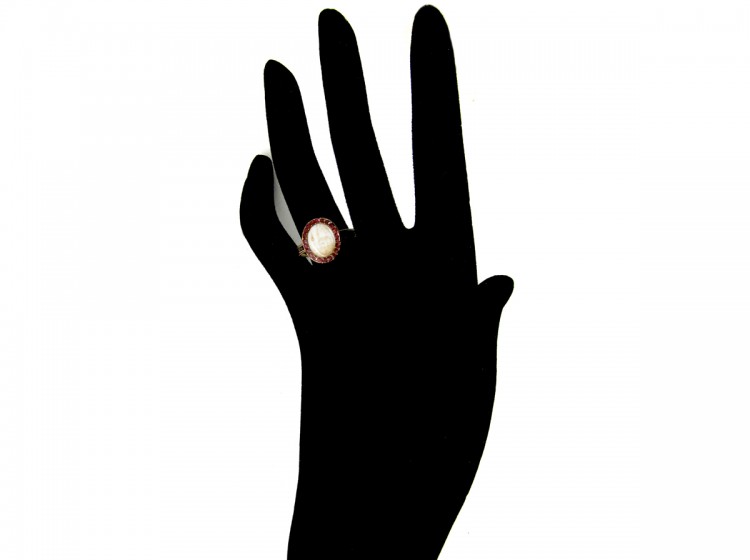 Georgian Hairwork Miniature Ring