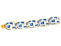 Retro Enamel Metal Bracelet