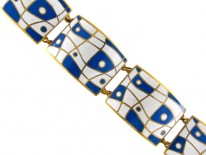 Retro Enamel Metal Bracelet