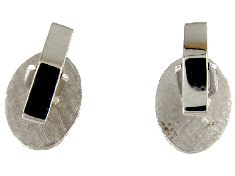 18ct White Gold & Lapis Cufflinks by Kutchinksy