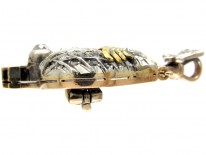 Russian Diamond Romanov Crown Brooch