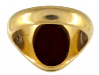 Victorian 18ct Gold & Carnelian Intaglio Signet Ring