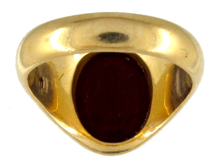 Victorian 18ct Gold & Carnelian Intaglio Signet Ring