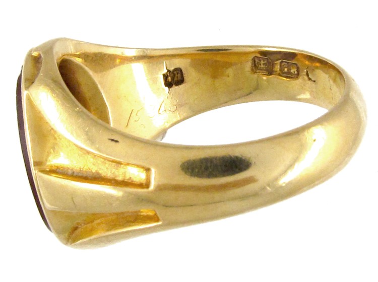 Victorian 18ct Gold & Carnelian Intaglio Signet Ring