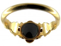 Regency Natural Pearl & Emerald Ring
