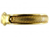 Georgian 18ct Gold Clasped Fede Hands Opening Ring