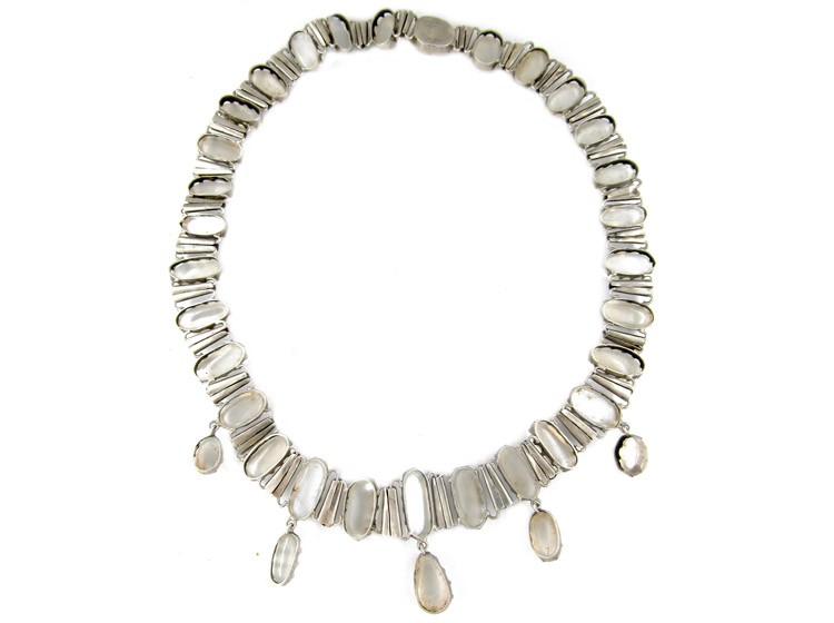 Silver & Moonstone Collar