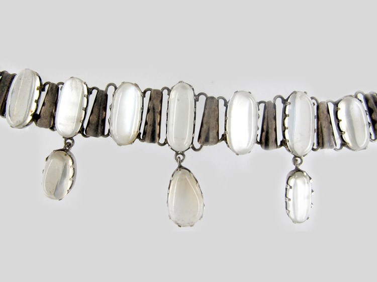 Silver & Moonstone Collar