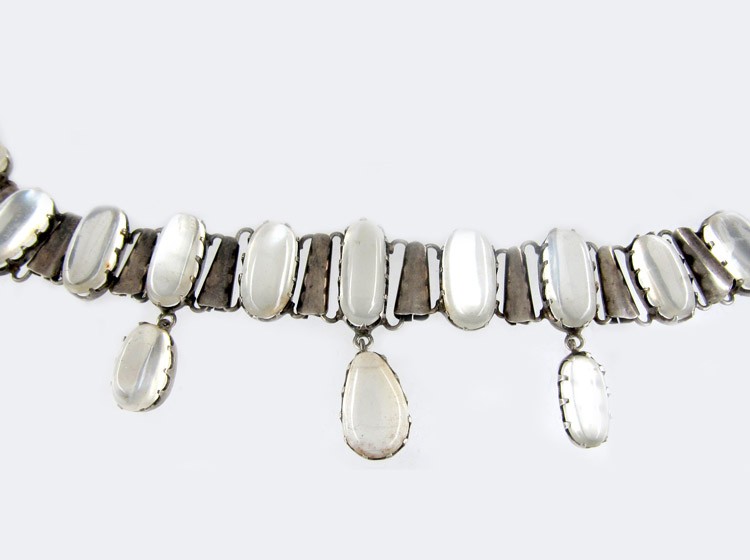 Silver & Moonstone Collar