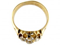 Victorian 18ct Gold Diamond Cluster Ring