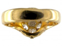 Victorian 18ct Gold Diamond Cluster Ring
