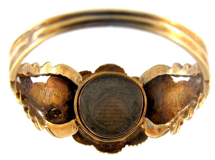Ruby & Natural Pearl Cluster Regency Ring