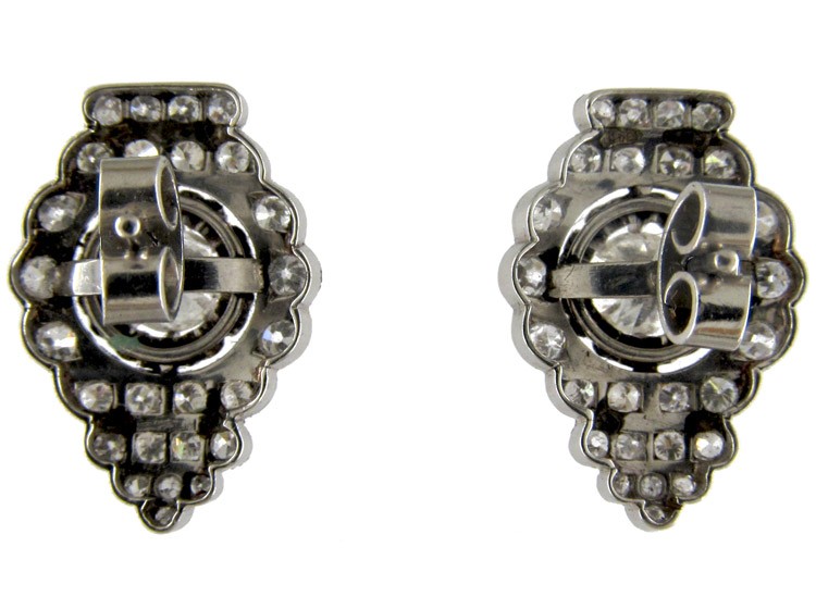 Diamond Art Deco Earrings