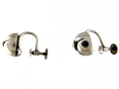 Georg Jensen Silver Screw on Earrings