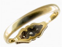 Diamond 18ct Gold & Platinum Art Deco Ring