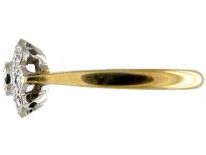 Diamond Round Cluster Ring