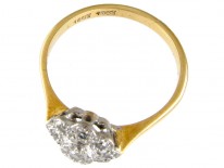 Diamond Round Cluster Ring